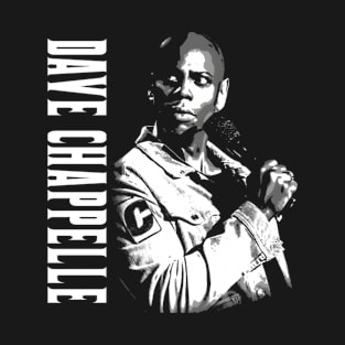 Dave Chapelle Black And White T-Shirt