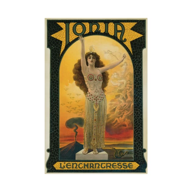 Vintage Magic Poster Art, Ionia the Enchantress by MasterpieceCafe