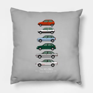 1980's MG classic car collection Pillow