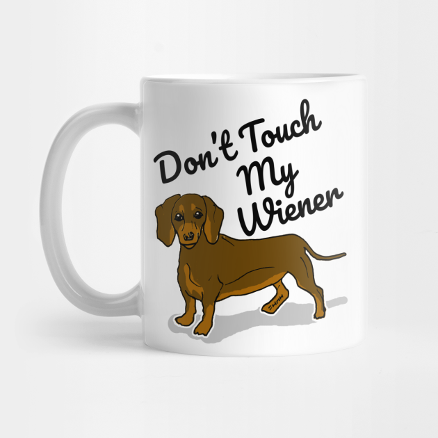 wiener dog coffee mug