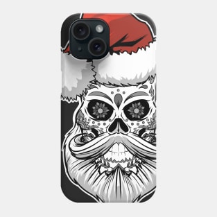 Sugar Skull Santa Christmas Shirt Phone Case