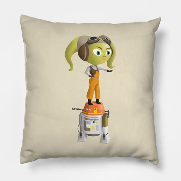 No That Way! Pillow by drawingnikki