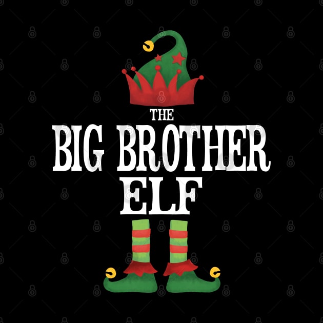 Big Brother Elf Matching Family Group Christmas Party Pajamas by uglygiftideas