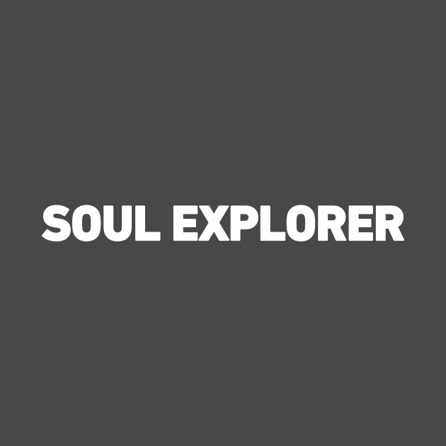 Soul Explorer - Minimalistic Typography Design by Magicform