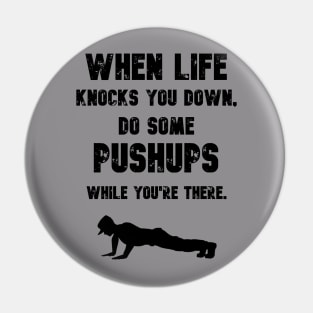 Do some pushups motivational quote Pin