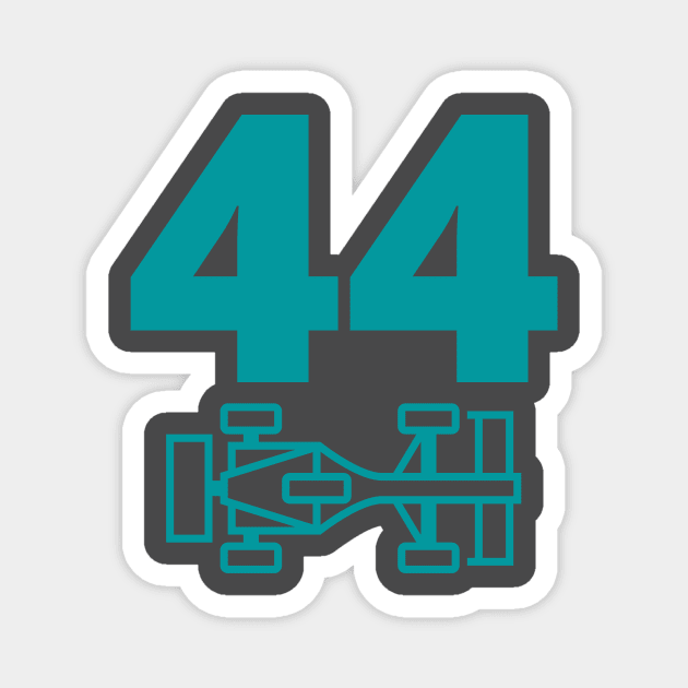 Formula 1_ 44 Magnet by B-awesome Store