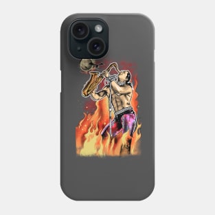 Saxophone man Phone Case