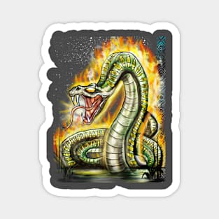 Snake Tattoo Magnet