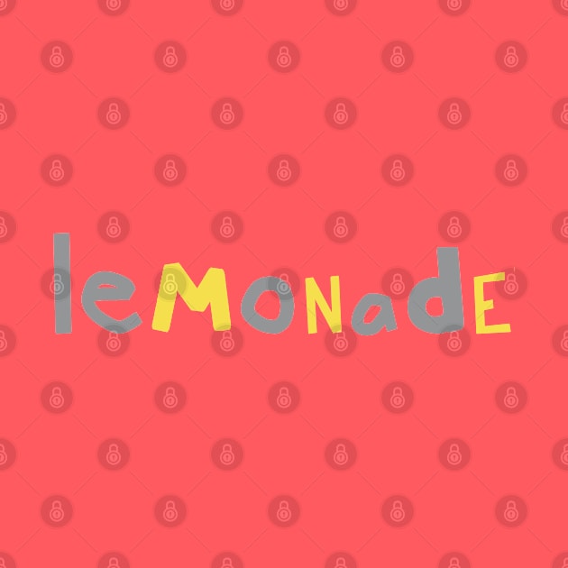 Lemonade in Ultimate Gray Illuminating Typography by ellenhenryart