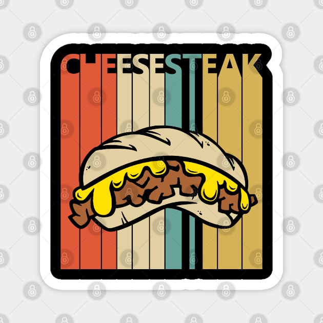 Vintage Cheesesteak Magnet by GWENT