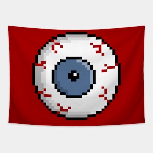 Pixel monstrous eye Tapestry