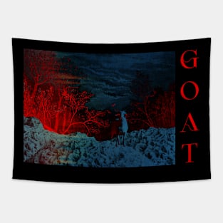 Goat (Text) Tapestry