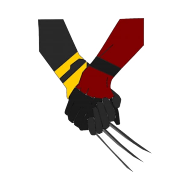 Best Friends : Deadpool & Wolverine | Funny by Wear A Tee Shirt 