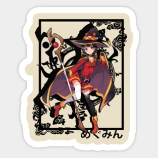 Megumin Thumbs Up Sticker for Sale by Meltey