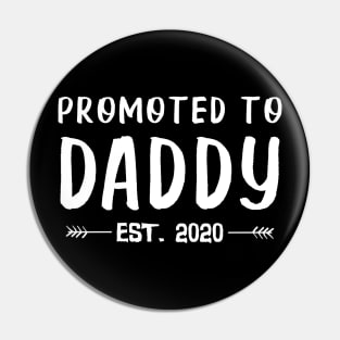 First Time Daddy New Dad Est 2020 Father's Day Gifts Pin