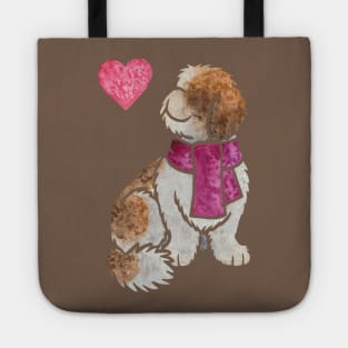 Watercolour Shih Tzu Tote