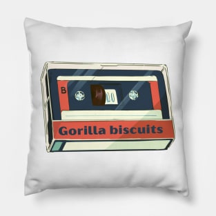 gorilla biscuits cassette tape Pillow