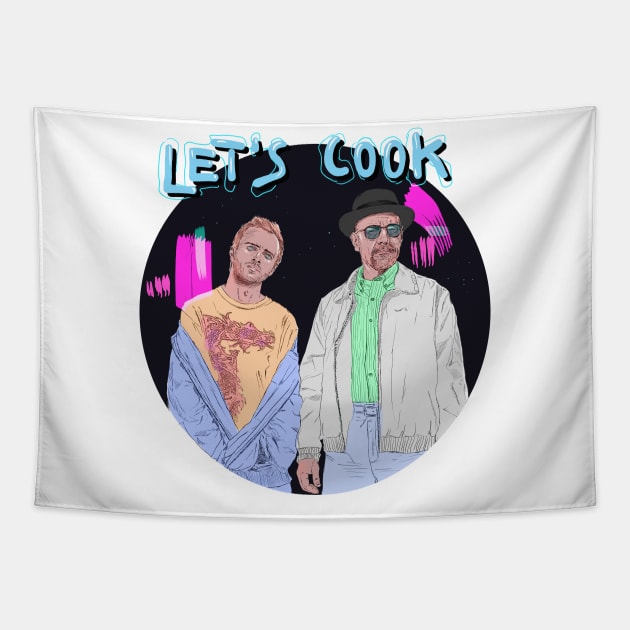 Breaking Bad Let's Cook Tapestry by Ria_Mizuko