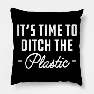 Save Ocean - It's time to ditch the plastic Pillow