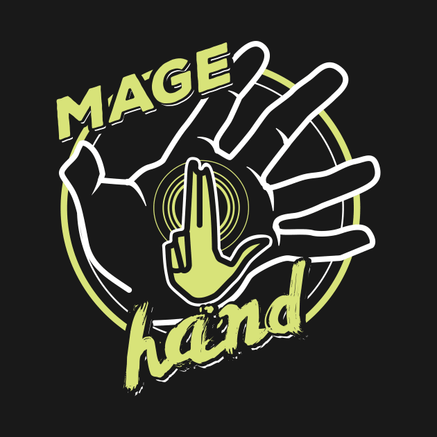 D&D Spell Mage Hand by Natural 20 Shirts