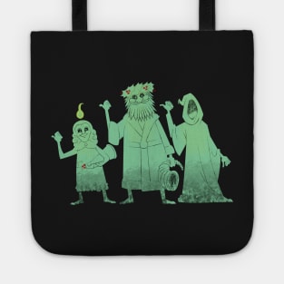 Hitch-hiking Christmas Ghosts Tote