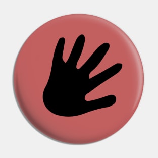 black hands Pin