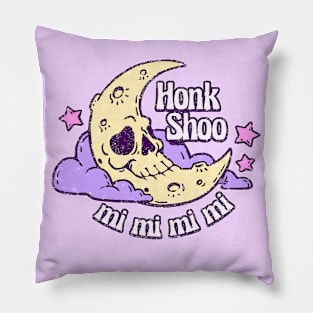 Honk Shoo Moon in 80s Purple Pillow