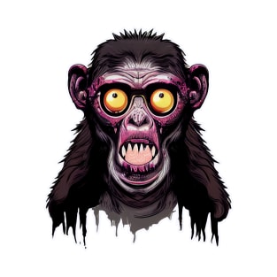 Zombified Halloween Monkey T-Shirt