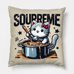 Feline Chef's Soupreme Pillow