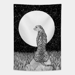 Cheetah Moon Tapestry