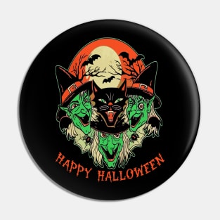 Halloween Witches Pin