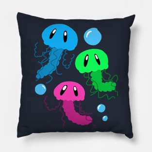 The three siblings Jellyfishes Pillow