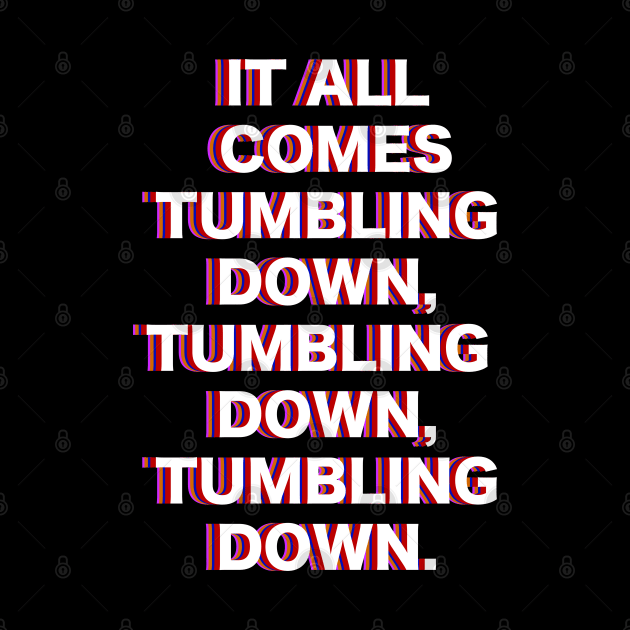 NEON GENESIS EVANGELION! Komm, süsser Tod Tumbling down lyrics shirt (colored) by Angsty-angst