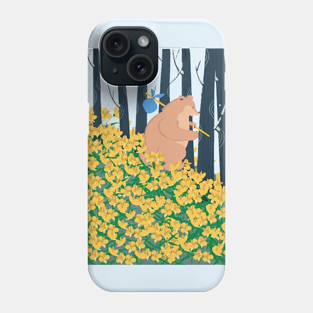 Leaving for wood Phone Case by SkyisBright