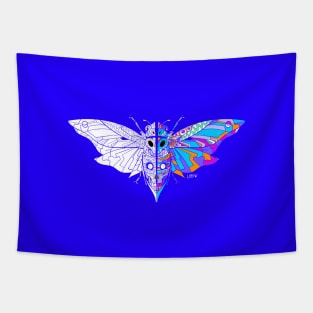 mexican cicada ecopop in death tribal patterns art Tapestry