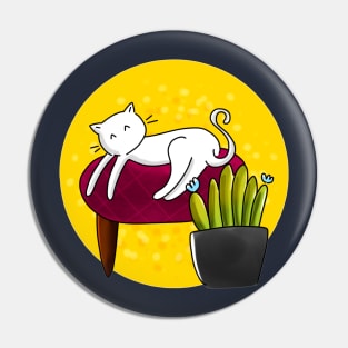 Caturday Pin