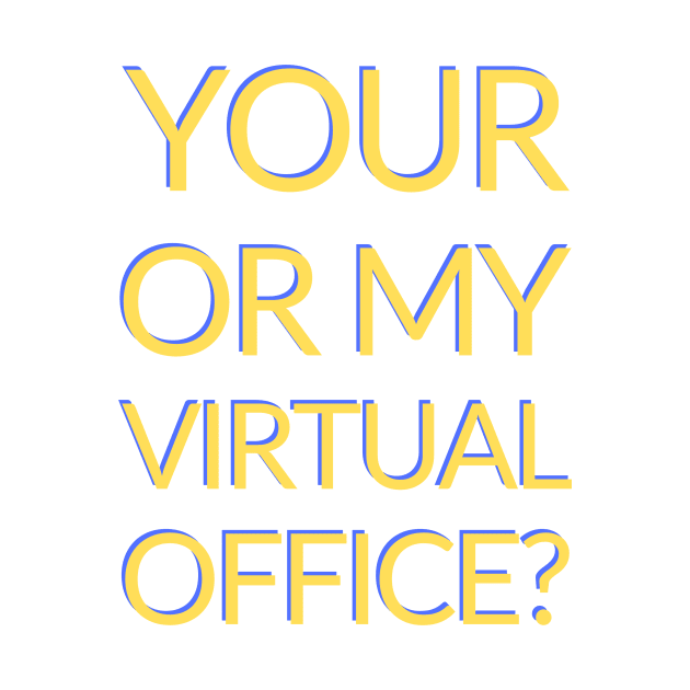 Your or my virtual office? - colorful by janvandenenden