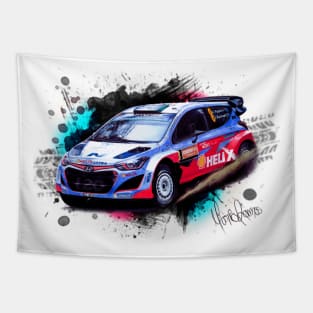 Hayden Paddon's Hyundai i20 WRC Tapestry