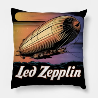 Led Zepplin vintage retro Pillow