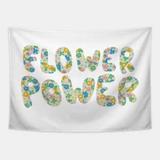 flower power retro pattern Tapestry