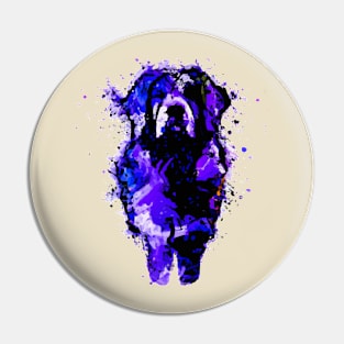 Golden Retriever Flat-Coated Retriever Stencil Art Pin