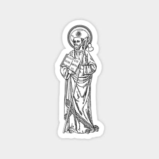 St. James the Pilgrim - Botafumeiro silver bkg Magnet