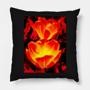 To Light Tulips Pillow
