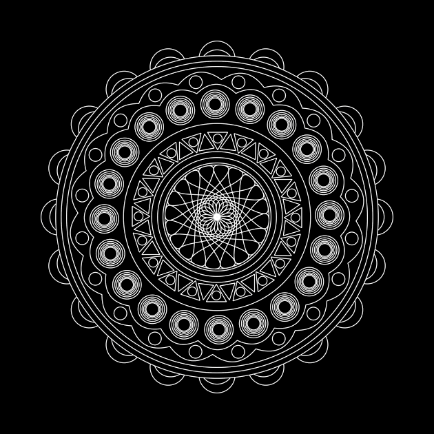 Mandala no 2 (invert) by hedehede