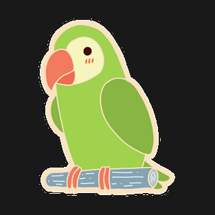 Cute Parrot - Green & Yellow T-Shirt