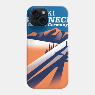 Brauneck Bavaria, Germany Ski poster Phone Case