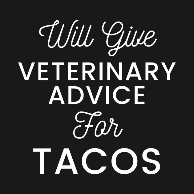 Will give veterinary advice for tacos typography design for Mexican food loving Vets by BlueLightDesign