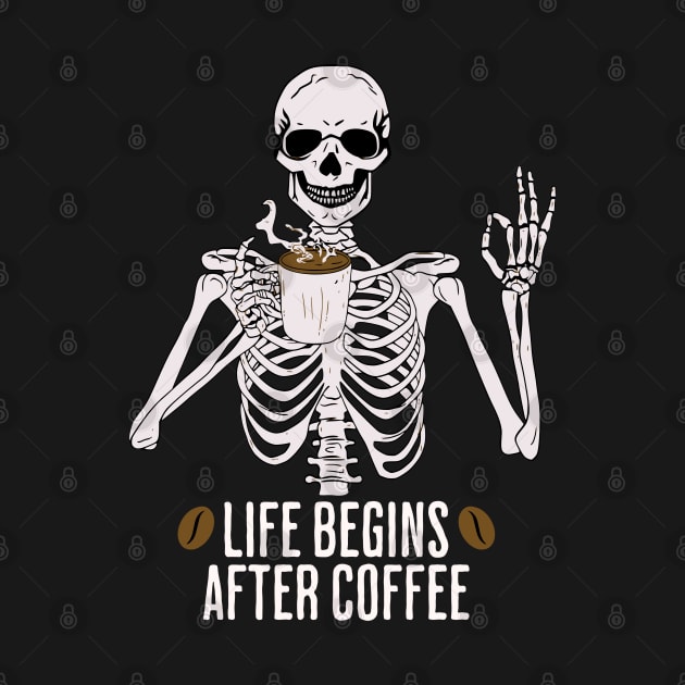 Life Begins After Coffee by Norse Magic