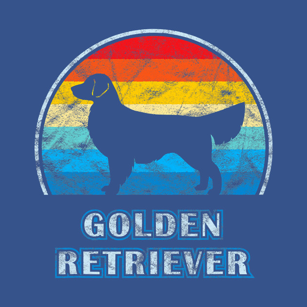 Disover Golden Retriever Vintage - Golden Retriever - T-Shirt