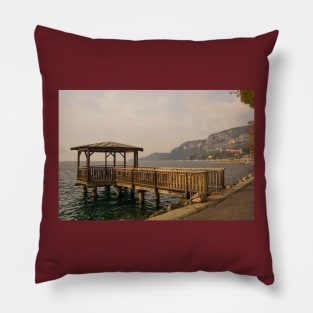 Garda Waterfront in North East Italy Pillow